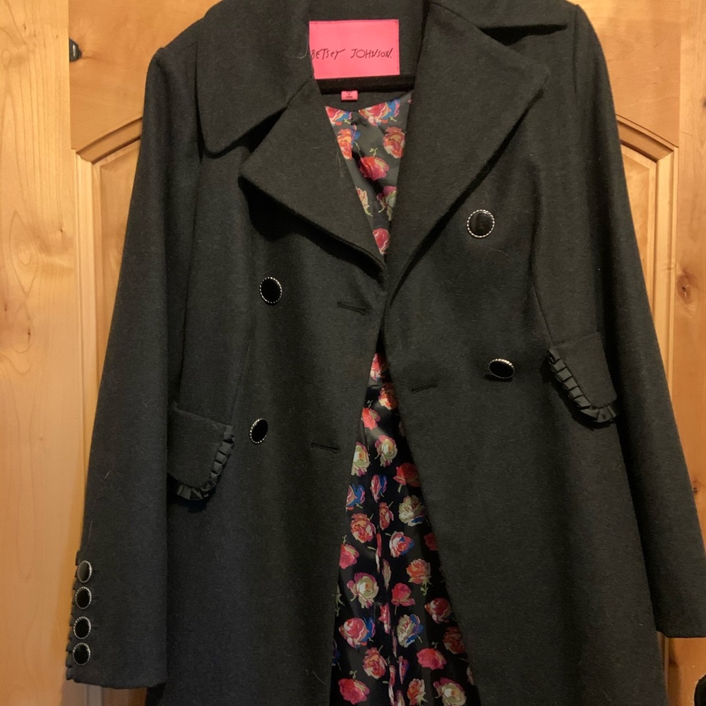 Betsy Black Dress Pea coat
